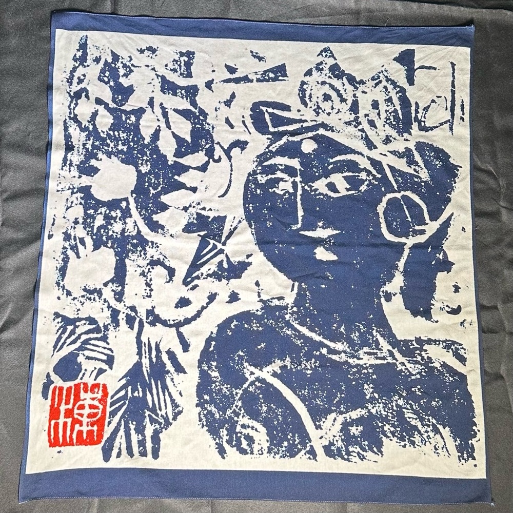 Shiko Munakata Scarf Furoshiki Print